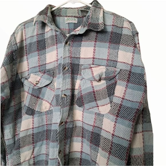 Casual Plaid Button Down Shirt for Women - Picture 3 of 7